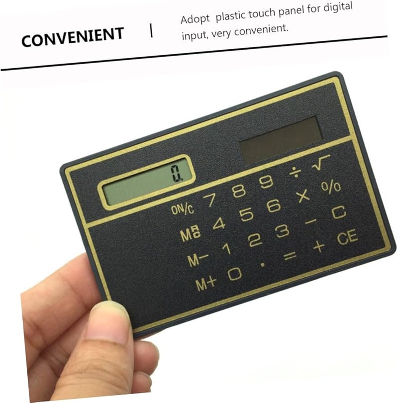 آلة حاسبة شمسية صغيرة محمولة فائقة النحافة للطلاب والمدرسة والمكتب - Image 4